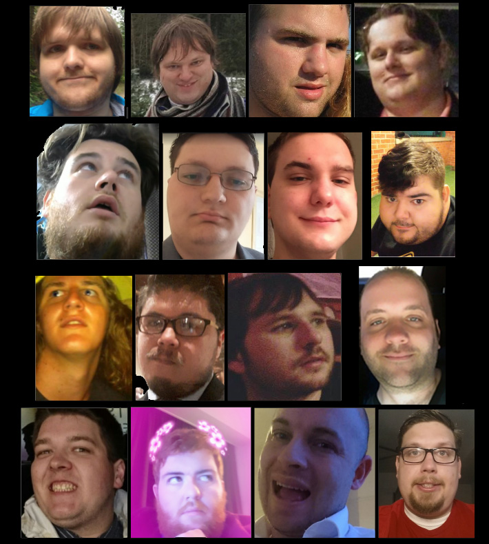 Some of the faces of the hate mob
